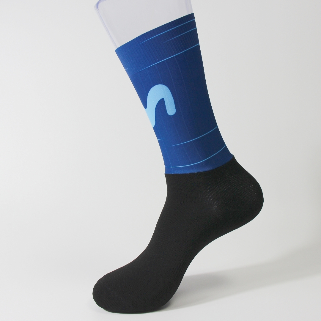レーザーカット 1 ペア MovistarFUL TEAM  - Sock Garter Men のレビューと価格