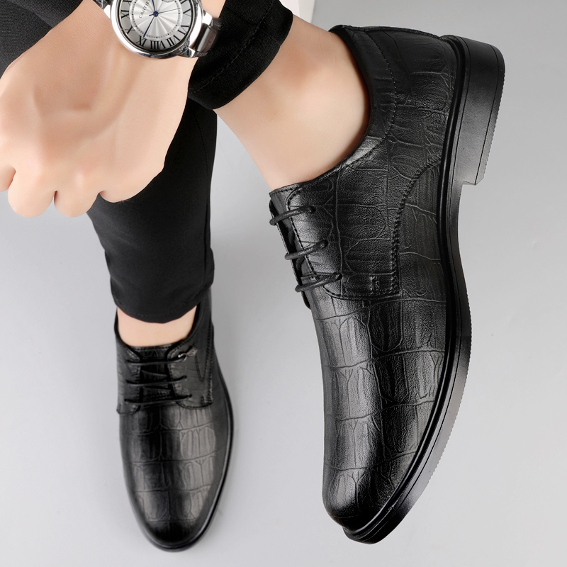 メンズフォーマル本革カジュアルドレスシューズ、ビッグサイズ（ - Formal Men Daily Wear Footwear のレビューと価格
