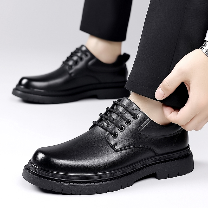 デザイナーファッションカジュアル快適メンズレザードレスシュー - Formal Men Daily Wear Footwear のレビューと価格